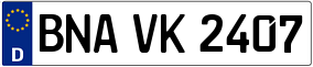 Truck License Plate